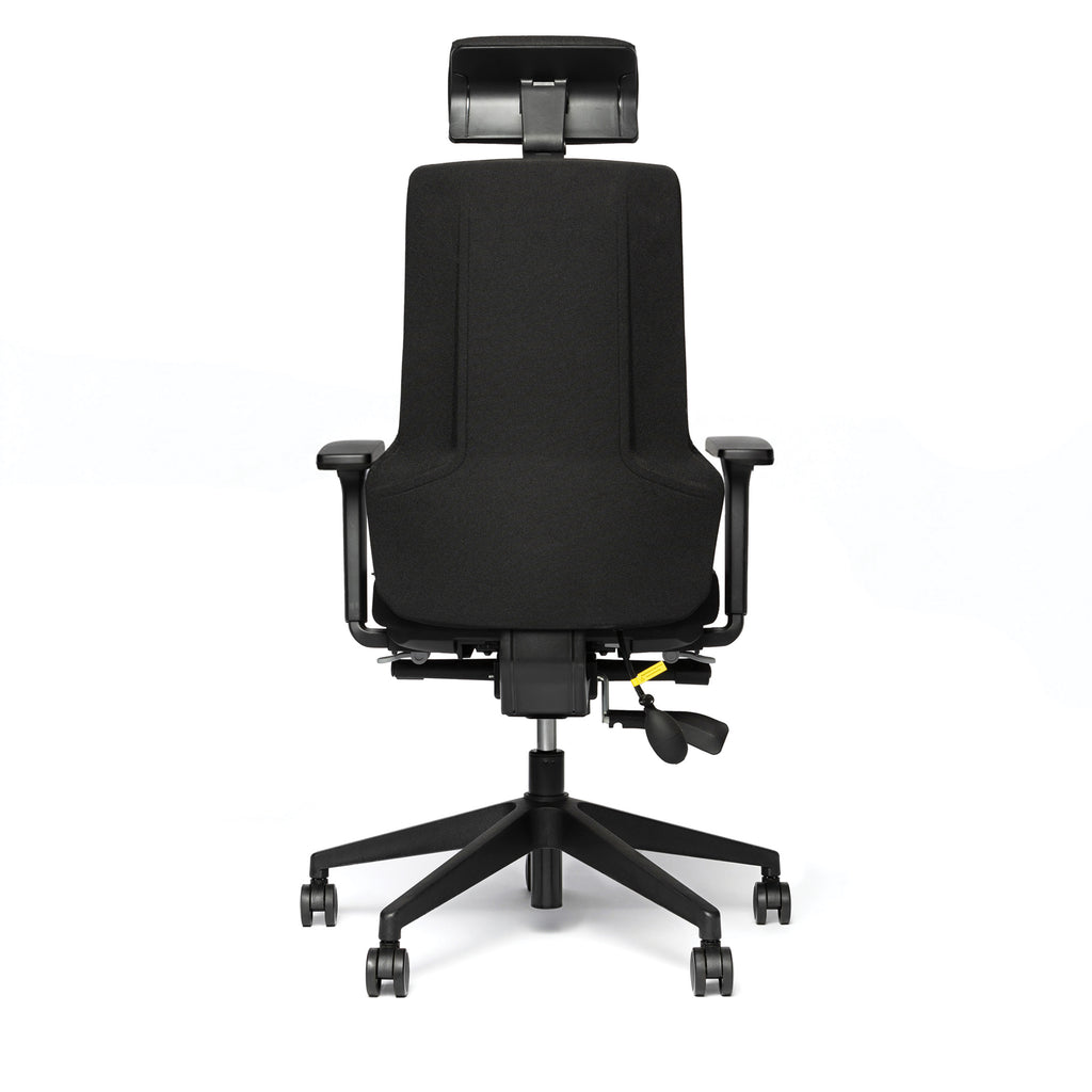 Achterzijde ergonomische bureaustoel ZitSlim Comfy Air